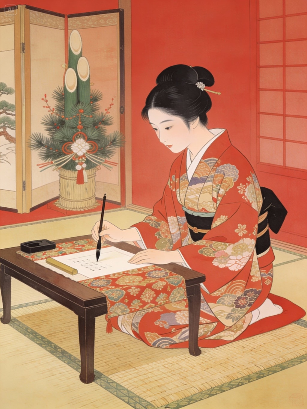 書初め(動画付き)