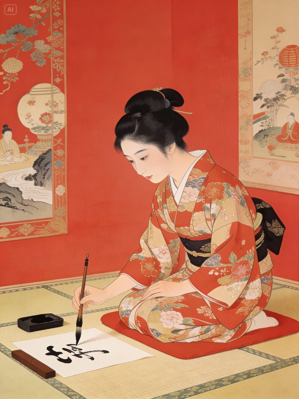 書初め(動画付き)