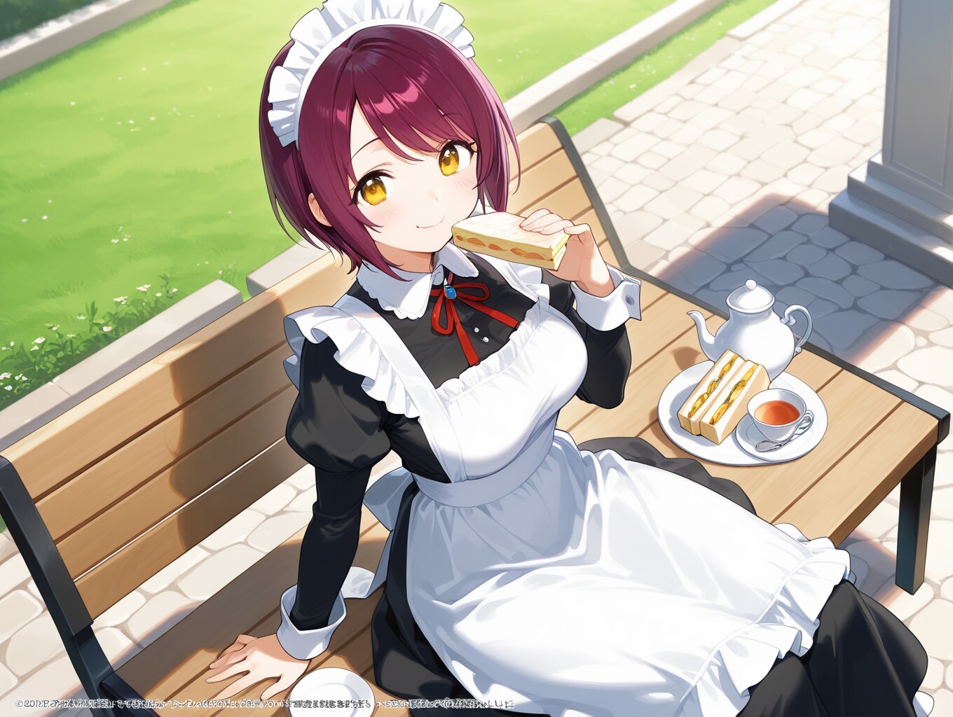 こんにちは（挨拶メイドの芽衣ちゃん）