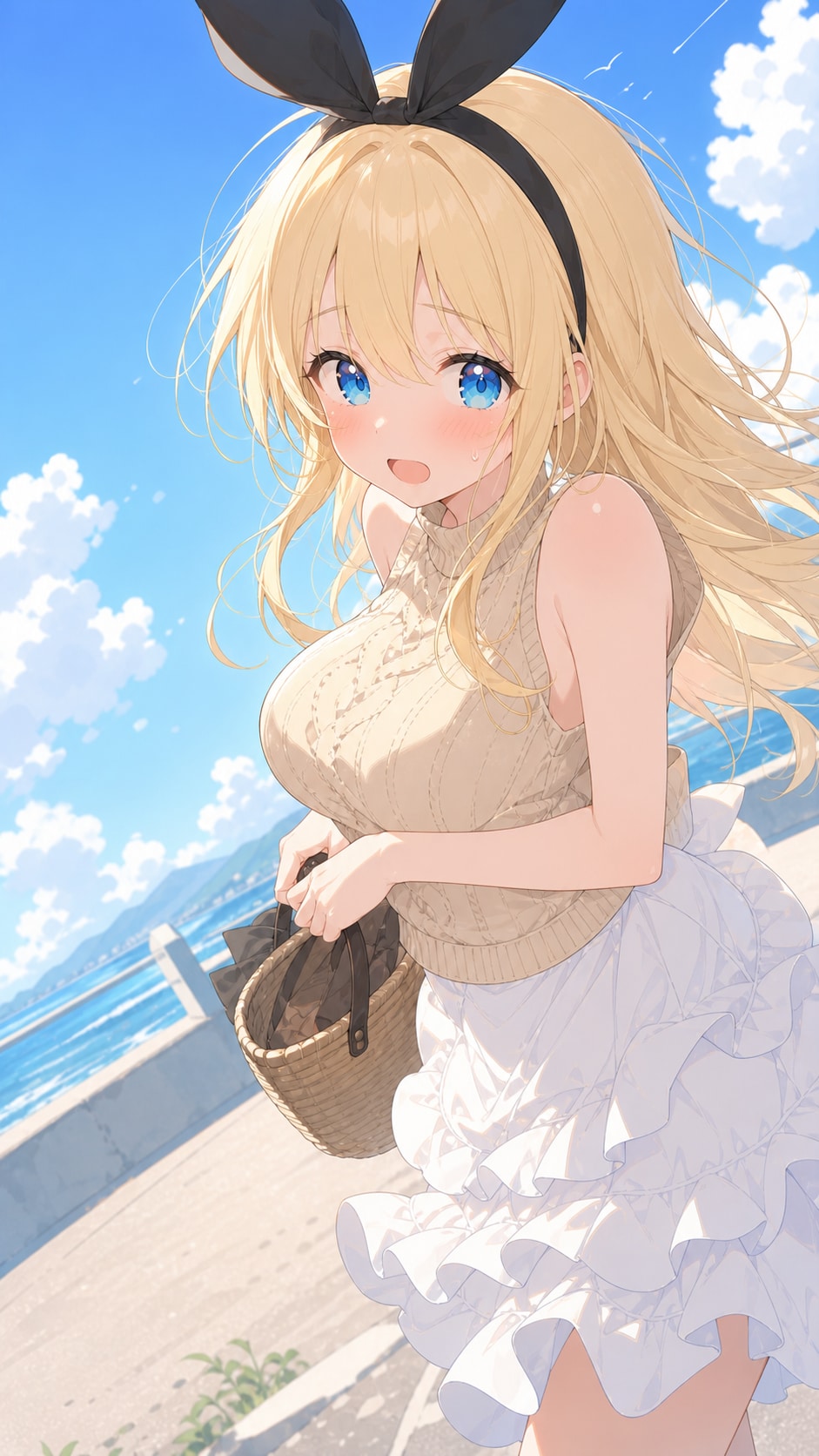 待った？