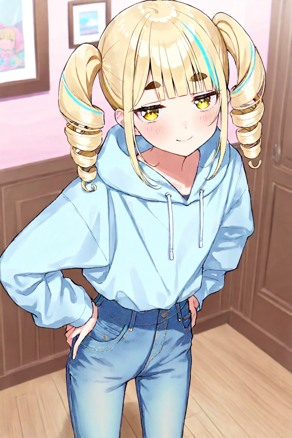 金髪ツインドリルっ子