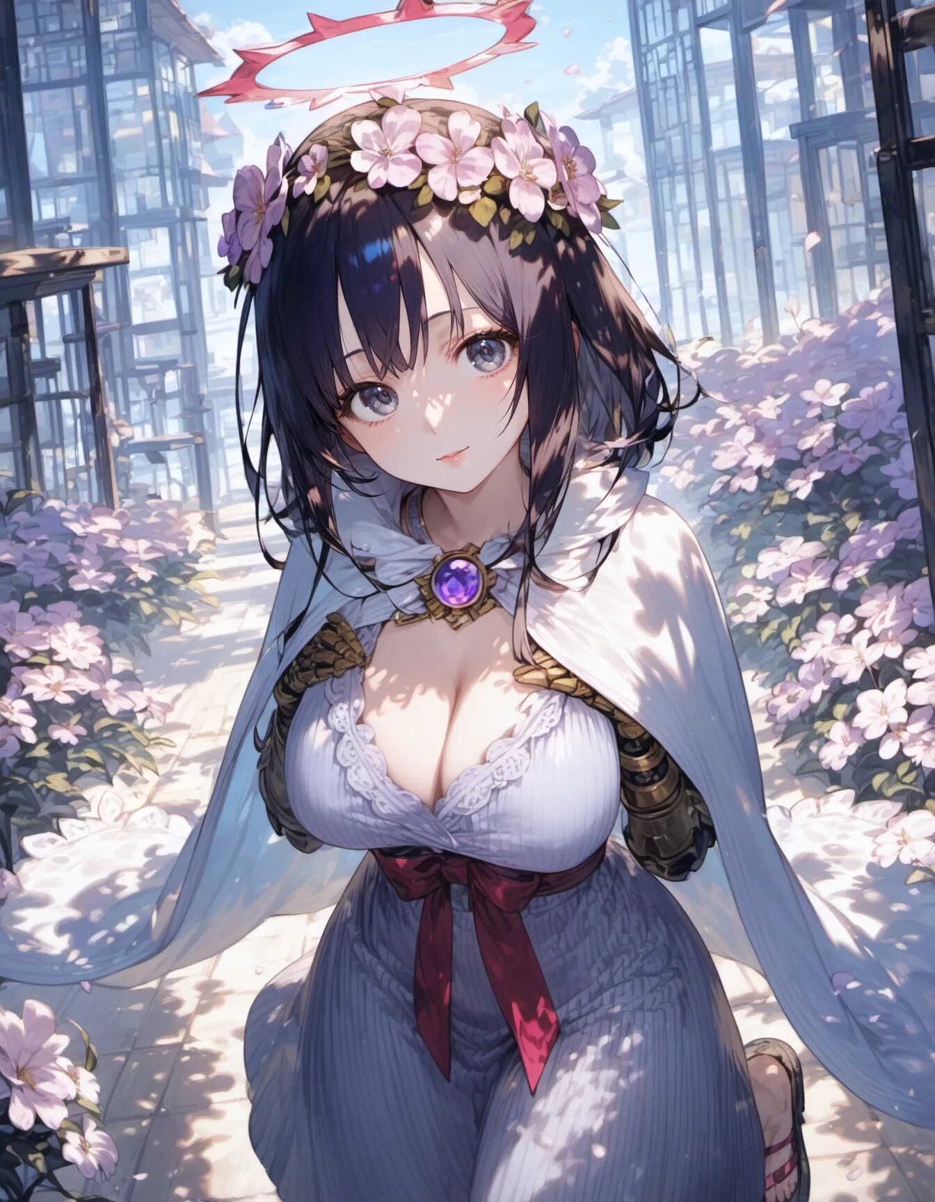 The Floral Halo | の人気AIイラスト・グラビア