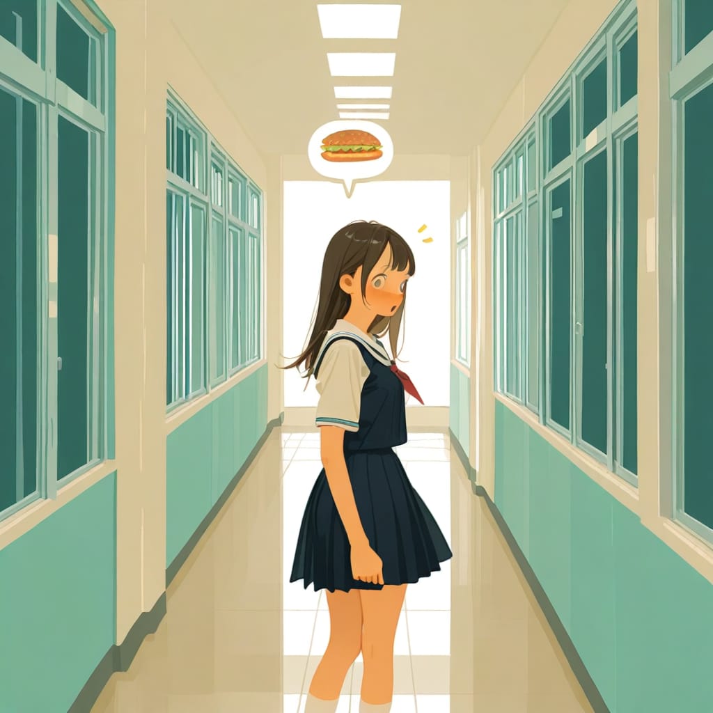 ハンバンガー女学生 | の人気AIイラスト・グラビア