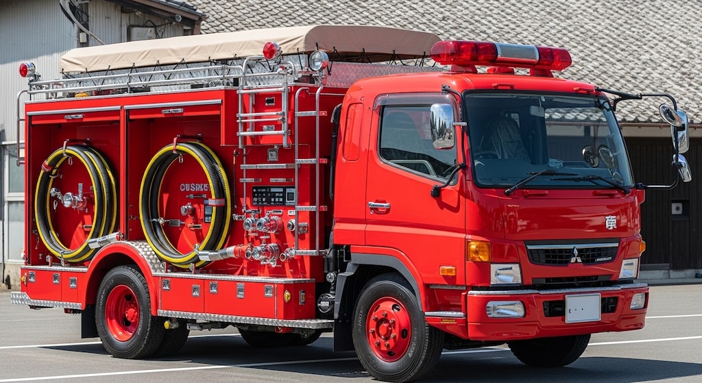 三菱ふそうトラック消防車