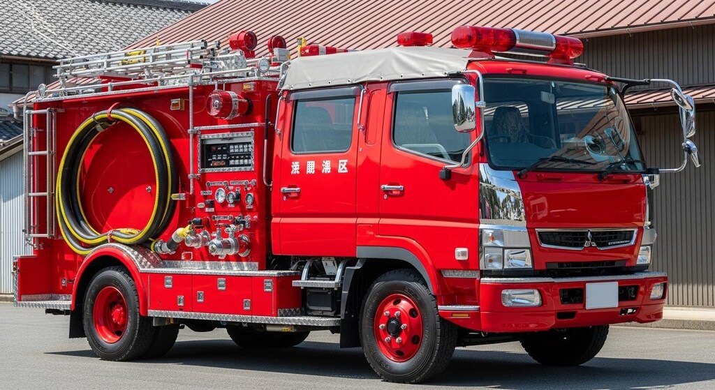三菱ふそうトラック消防車