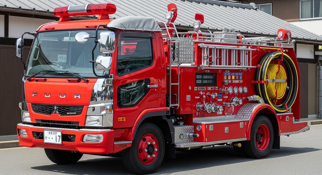 三菱ふそうトラック消防車