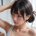 朝から汗だく女子 3枚目
