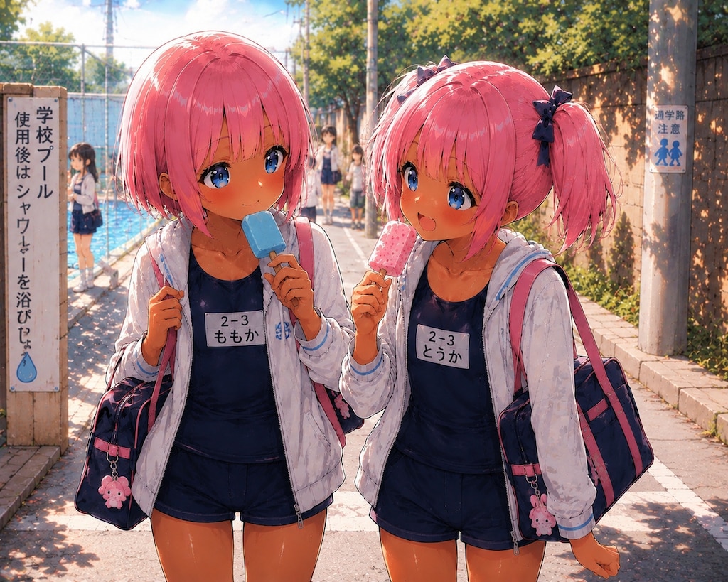 こんがり日焼け肌♡