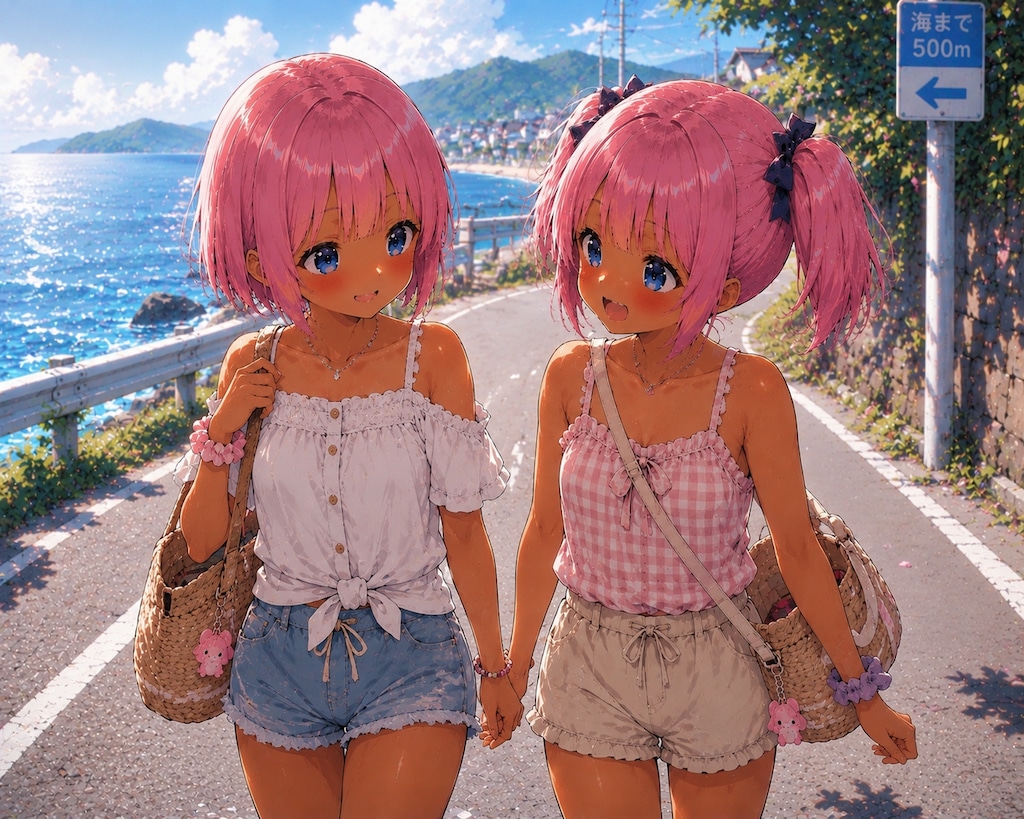 こんがり日焼け肌♡