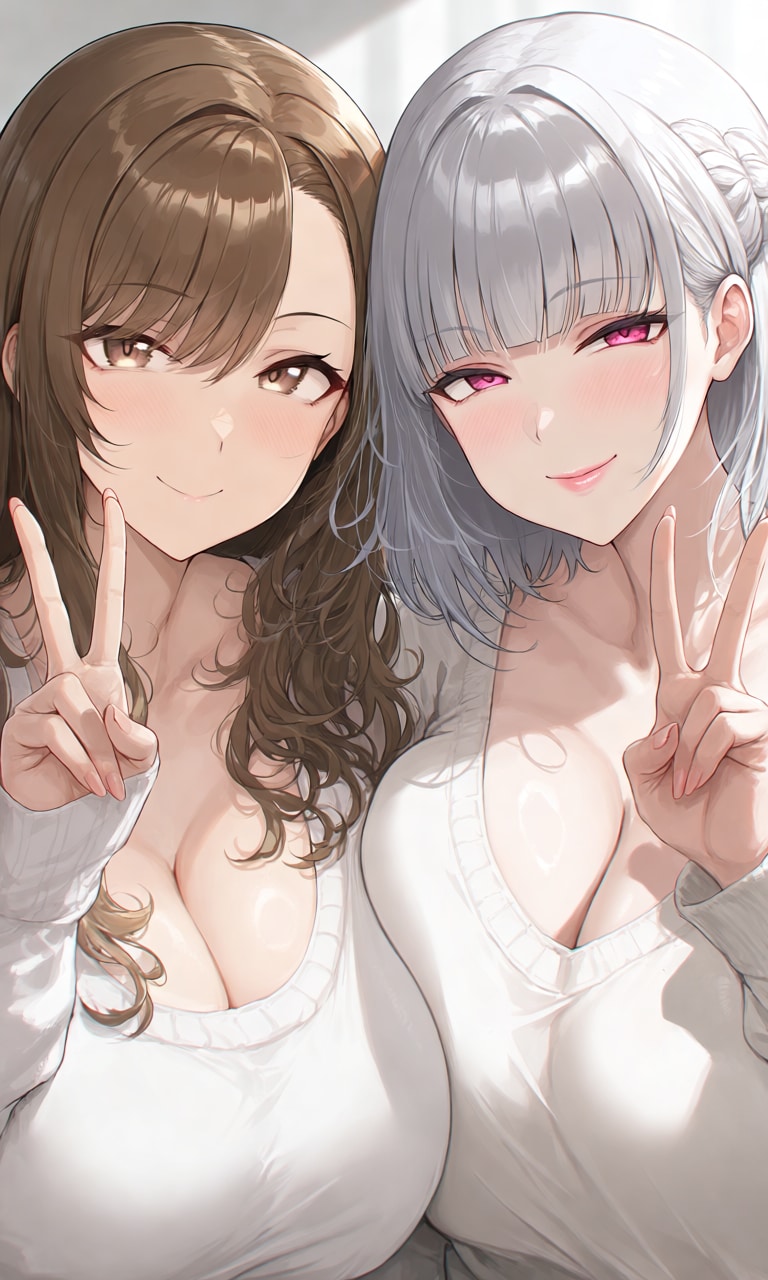 あの子と一緒にハイチーズ！　震堂千秋&アイシャ