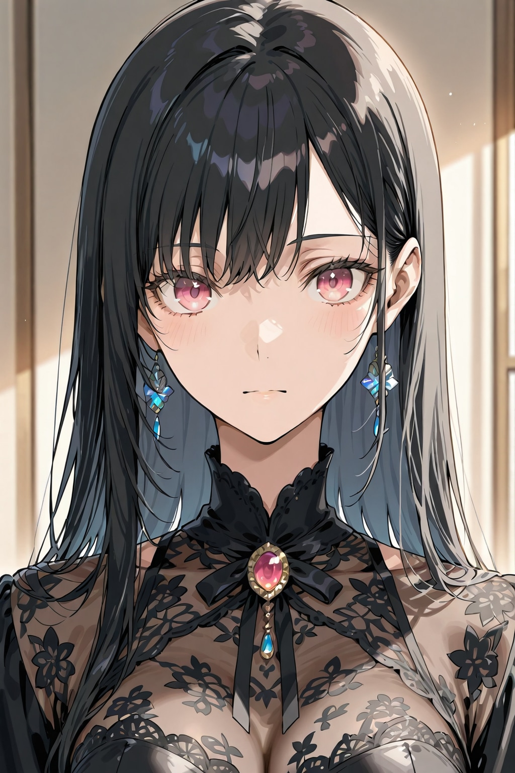 「黒髪ショートボブ美人」のポートレート