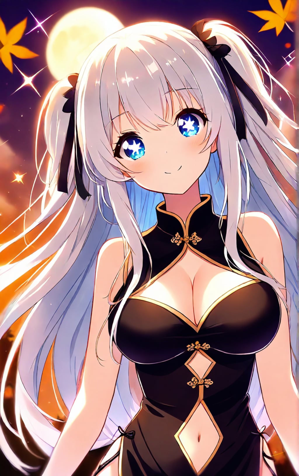 チャイナドレスの美少女