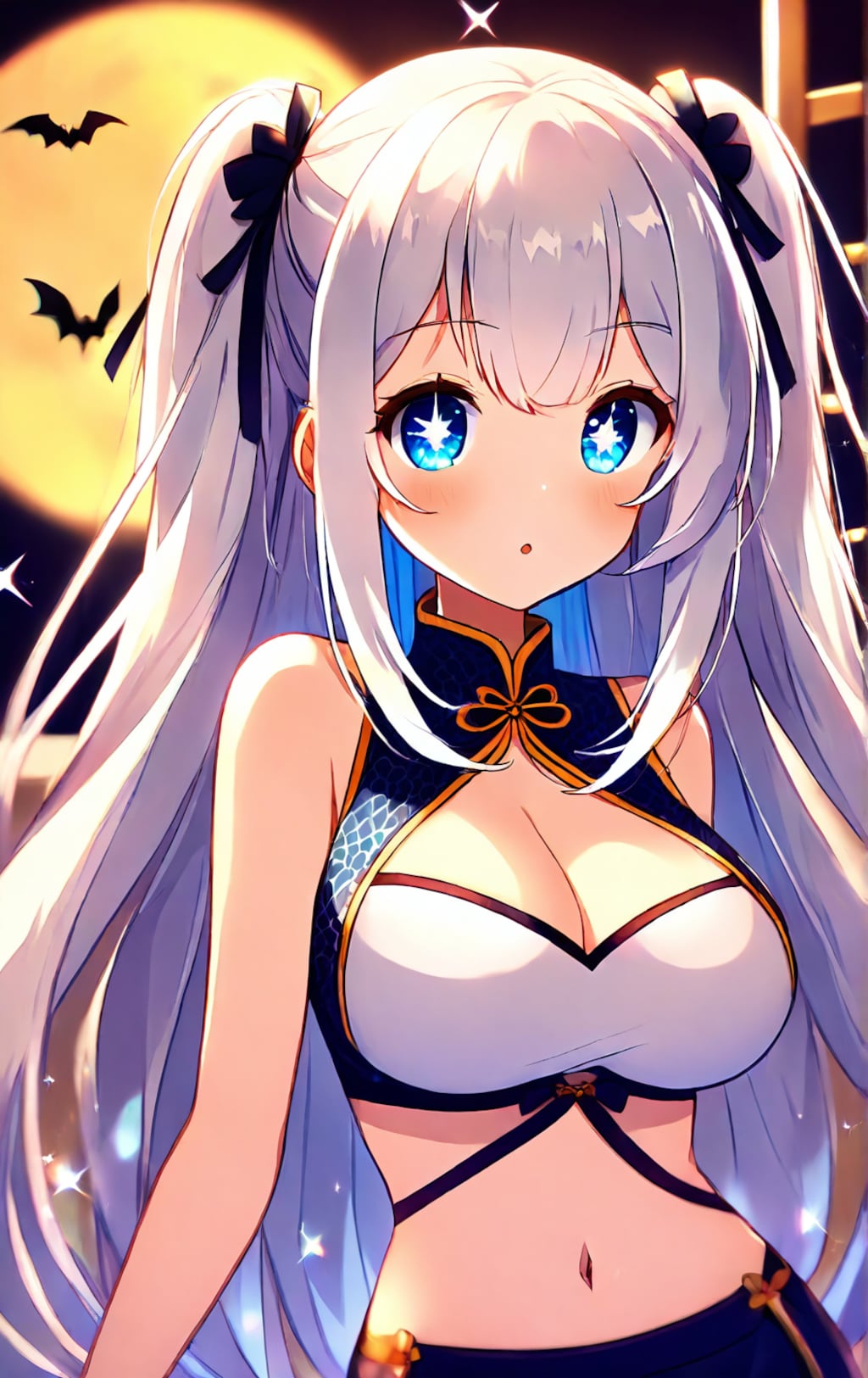 チャイナドレスの美少女