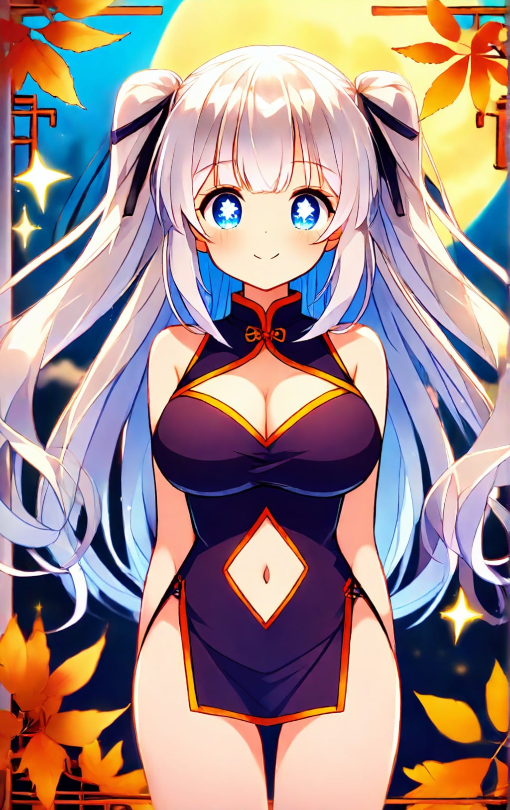 チャイナドレスの美少女