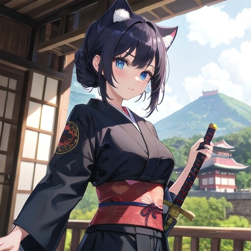 v4bで忍者(？)250711 | の人気AIイラスト・グラビア