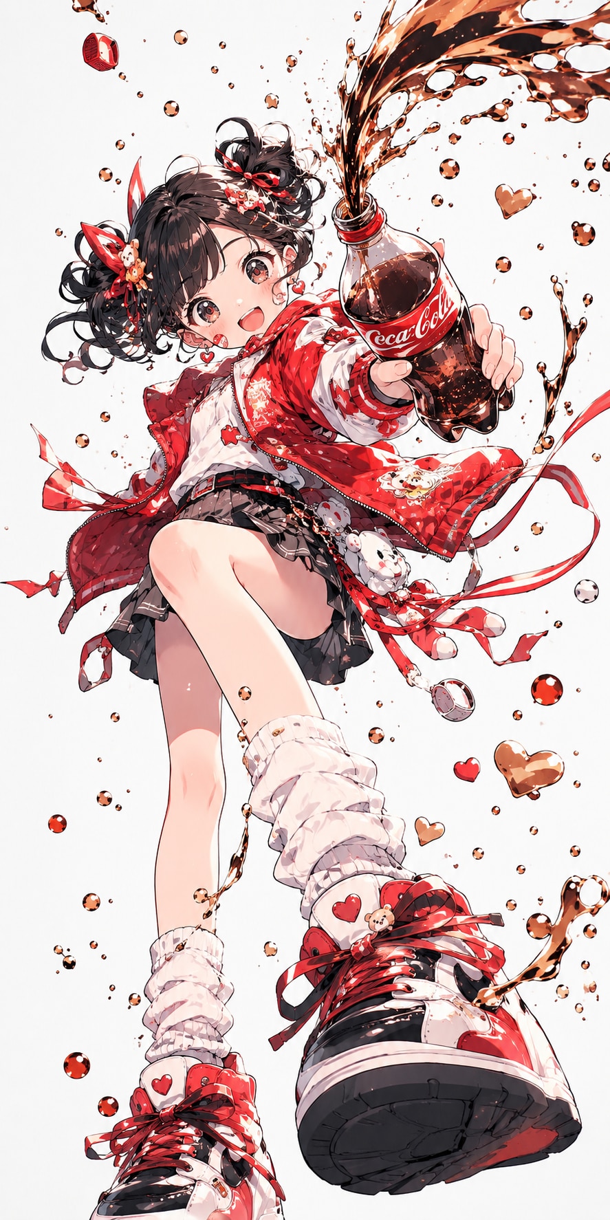 shaking the cola