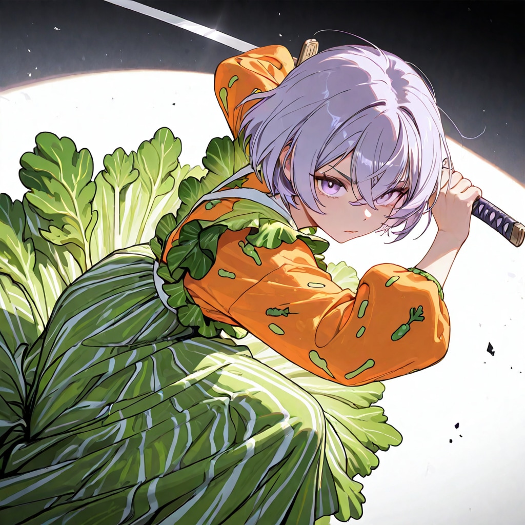 野菜侍 | の人気AIイラスト・グラビア