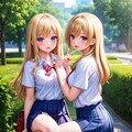 登校日の帰り道 3枚目