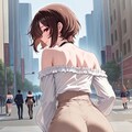 背中とお尻に自信ある見返り美人 3枚目