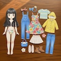 着せ替え人形セット 5枚目