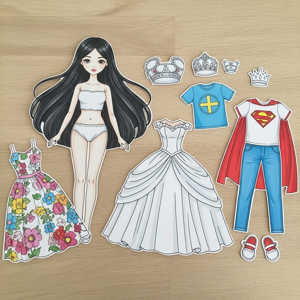 着せ替え人形セット