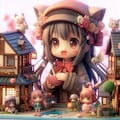 ねんどろいど街水 (街と水たまり、少女101) 2枚目