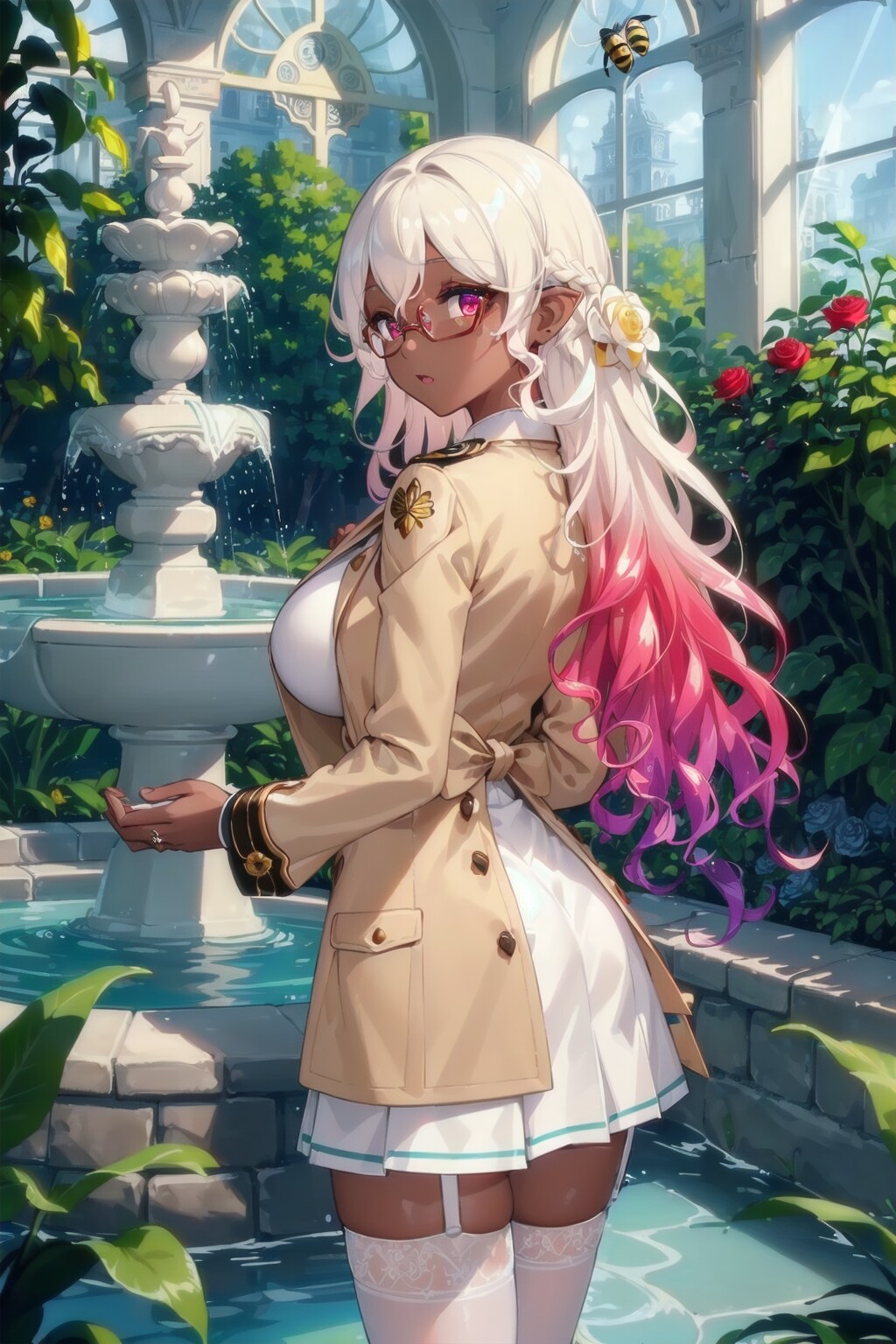 花園にて