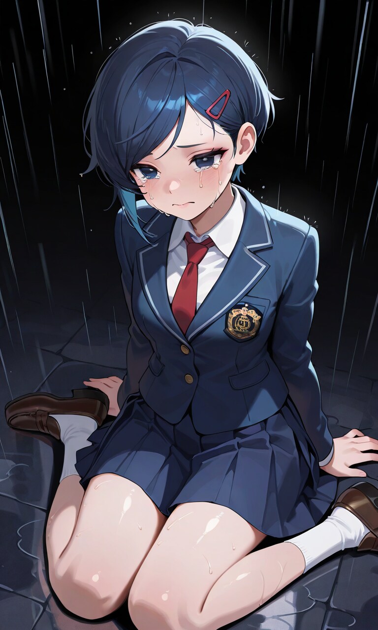 彼女の心は早くも梅雨…