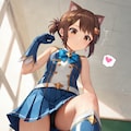 青系魔法少女のブーツコキ 5枚目