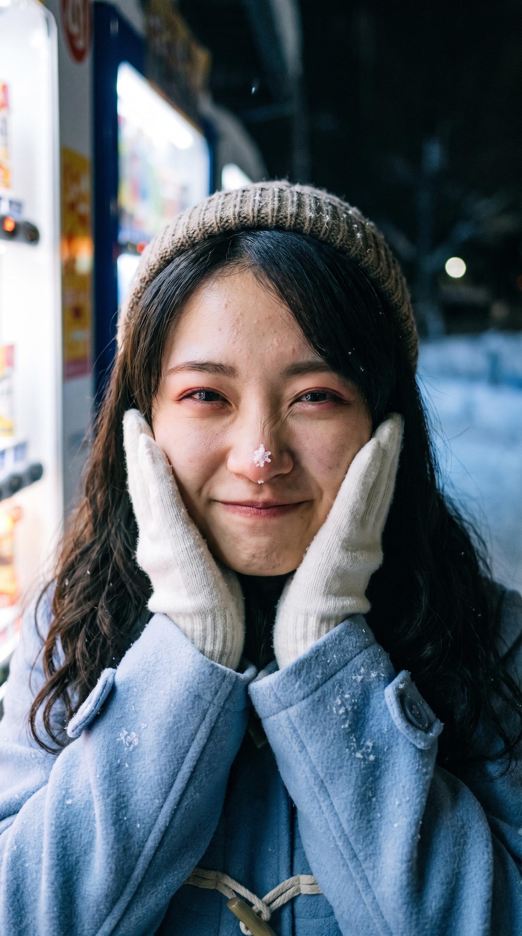 Snowflakes on Her Smile