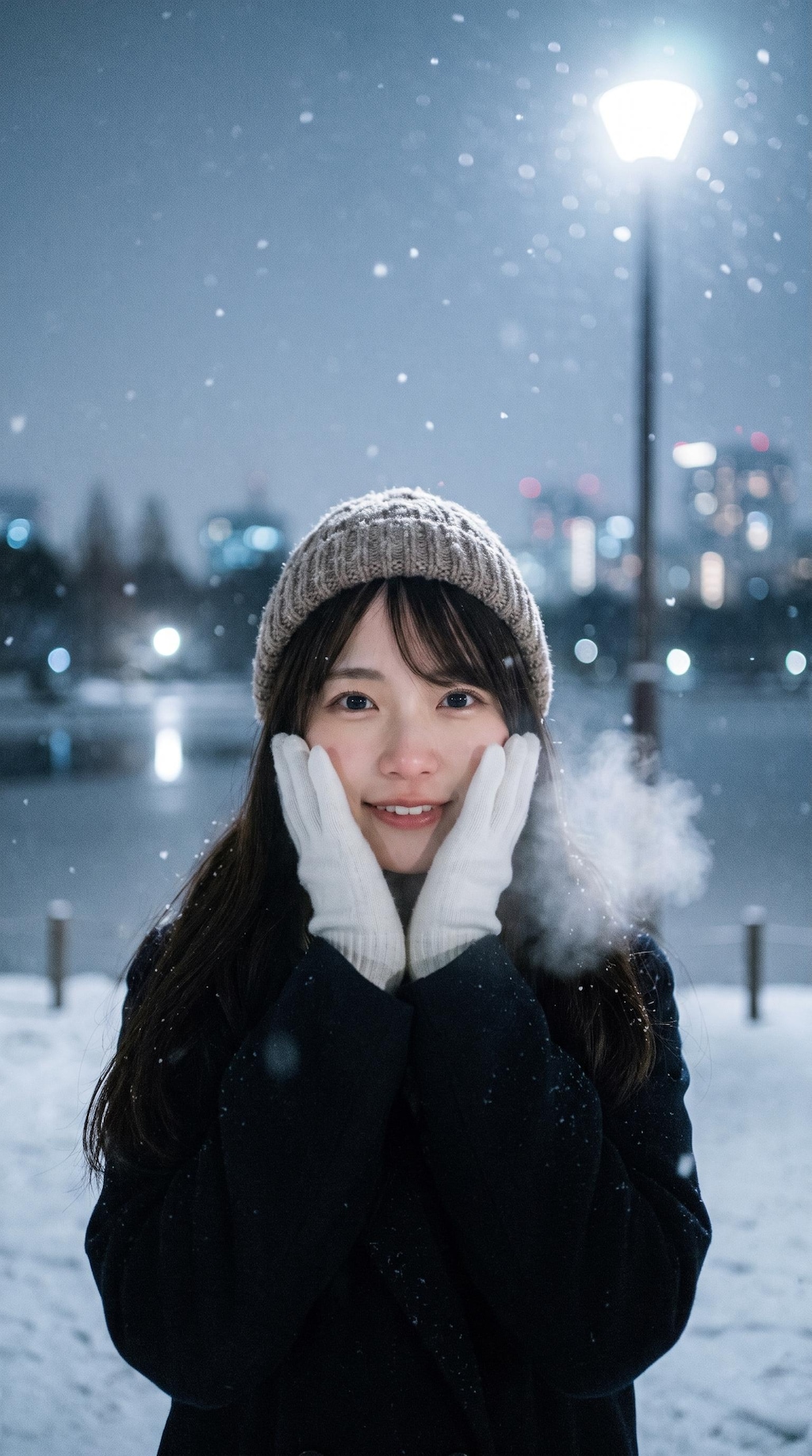 Snowflakes on Her Smile