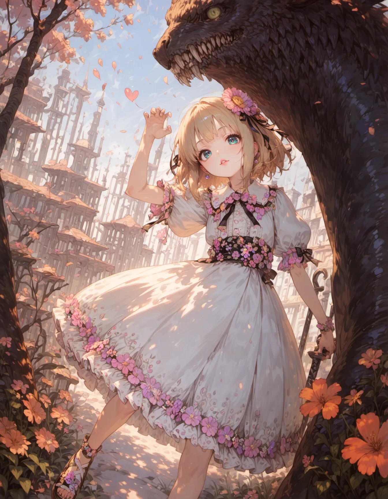 Blooming Beside the Beast | の人気AIイラスト・グラビア