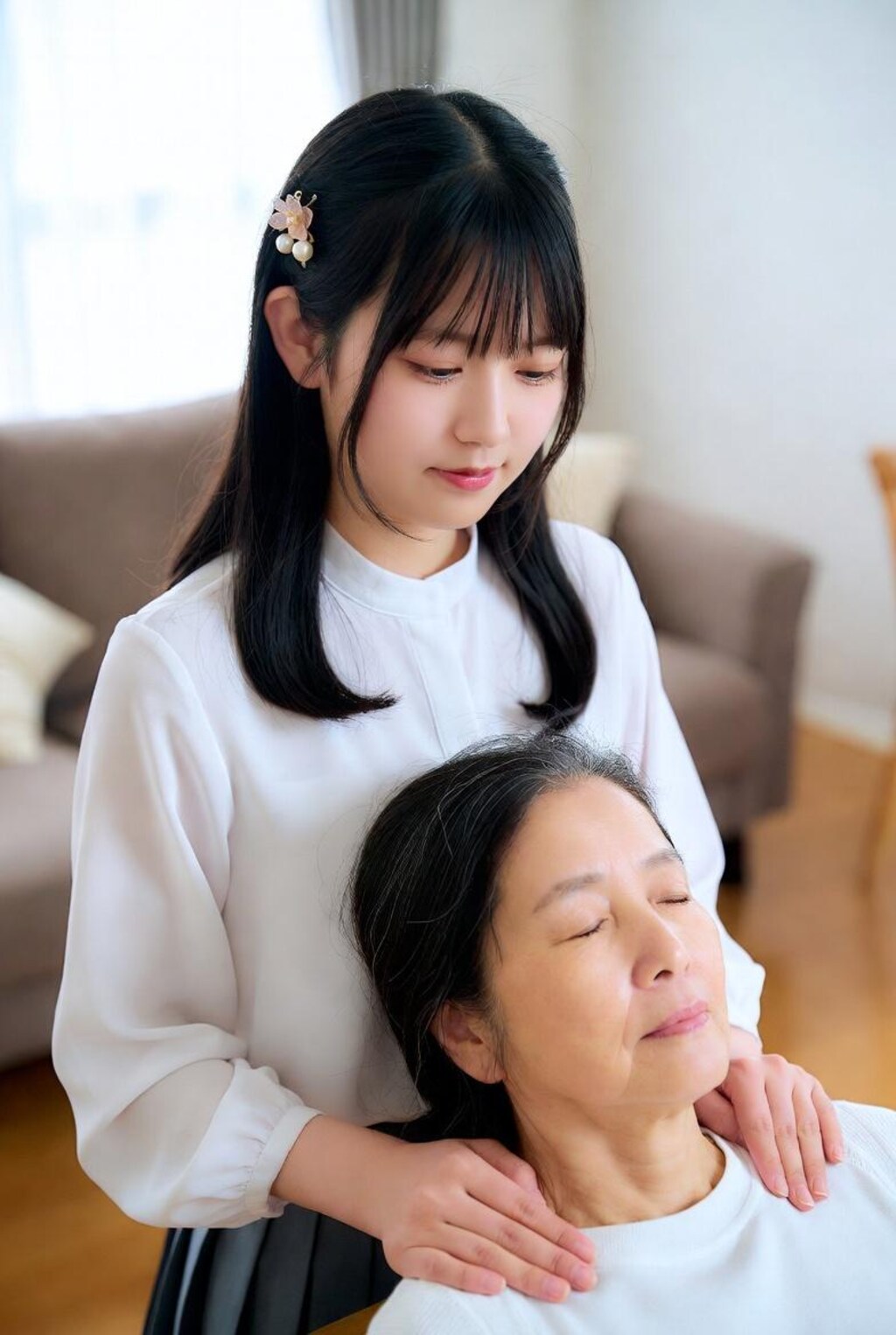 おねだり肩揉み