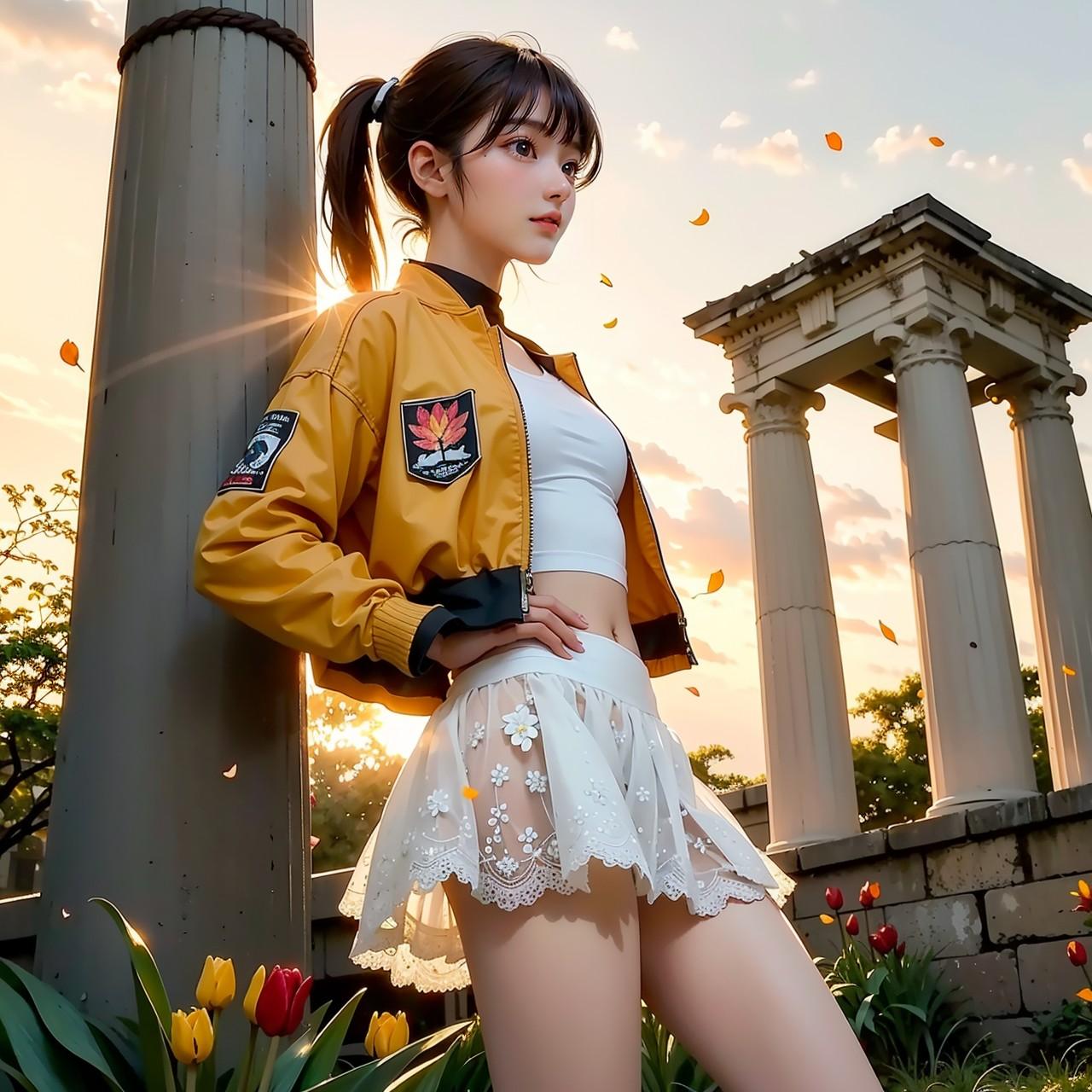 廃墟にも花は咲く
