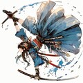 水彩侍弐 (サムライ14) 5枚目