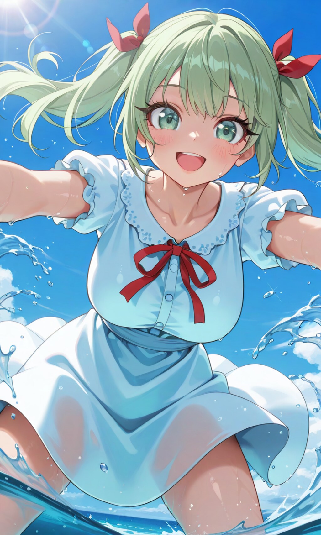 あおいと水遊び、する？