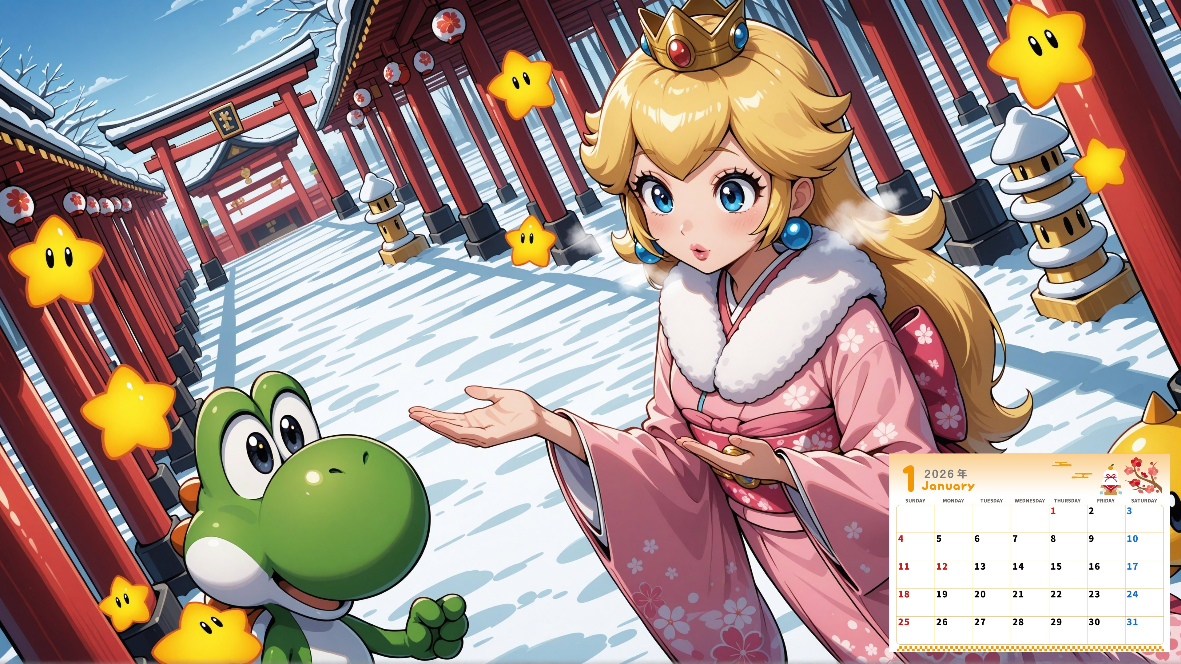 2026年4k壁紙カレンダー | の人気AIイラスト・グラビア