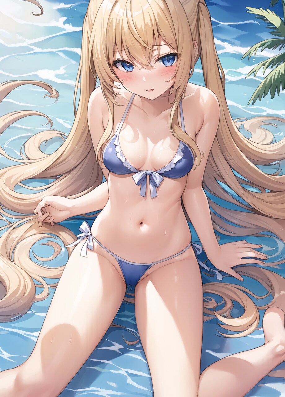 水着ツインテちゃん