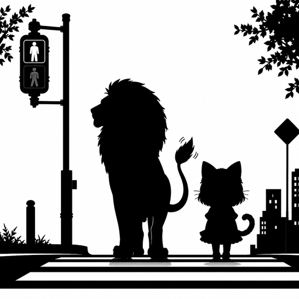 (多重コンボ)11.「し」→「信号を守って尻尾をふる獅子のシルエット」Yuki