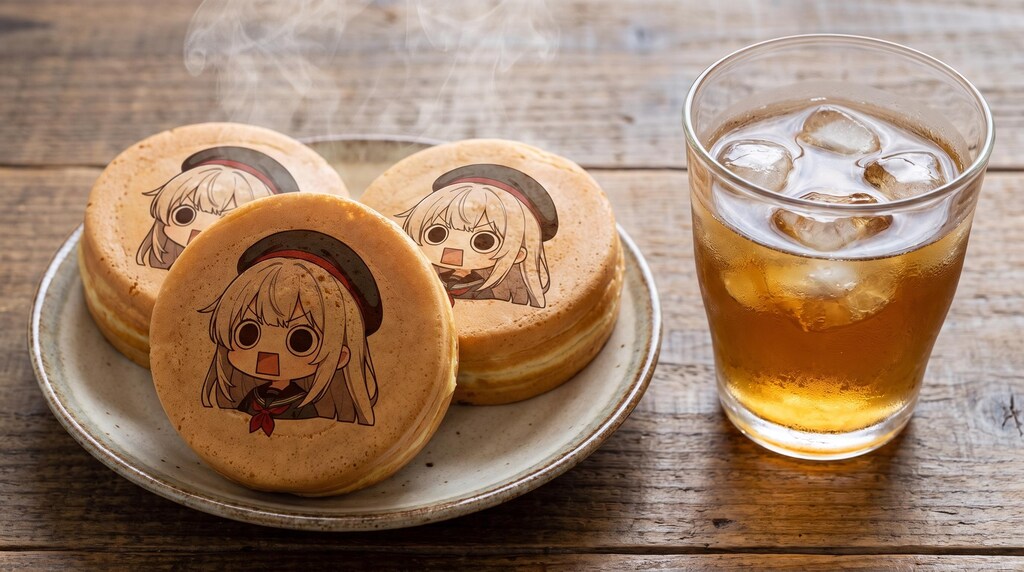 デザートのえらいこっちゃ嬢印の任意焼き