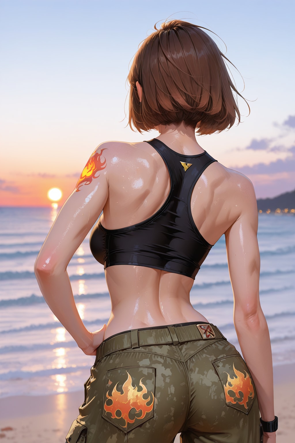 夏の夕暮れ