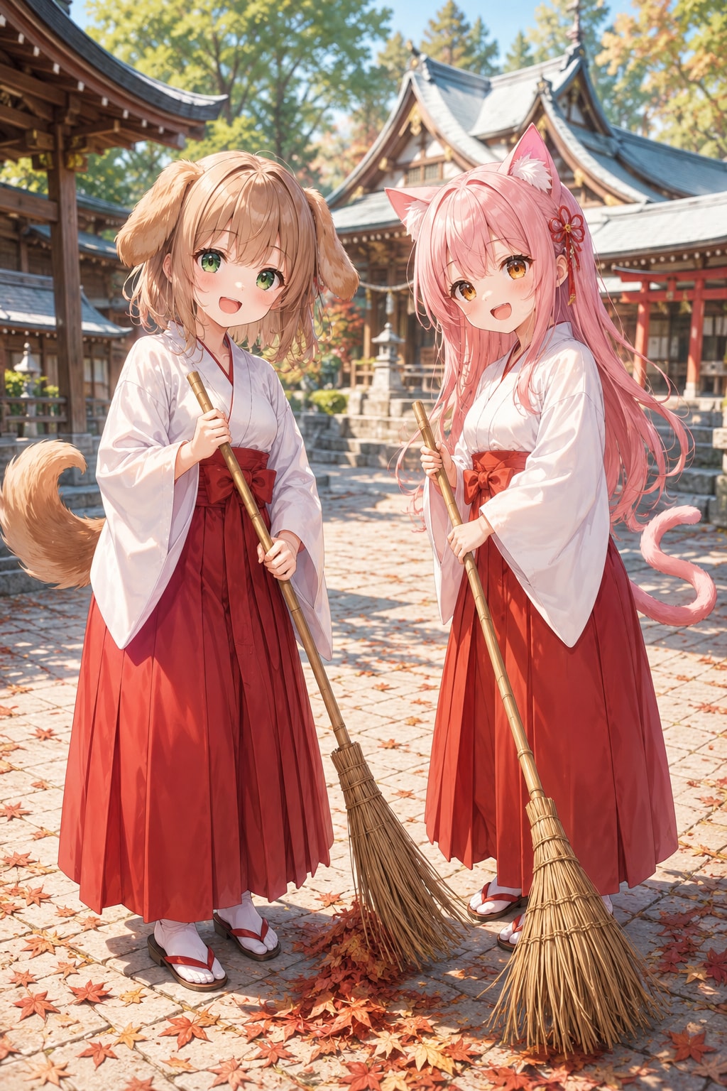 ケモミミ巫女ちゃん