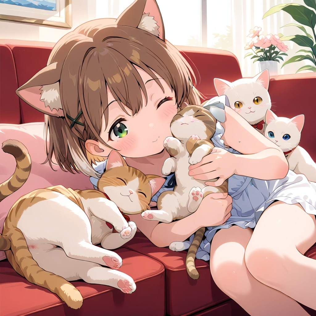 猫まみれ