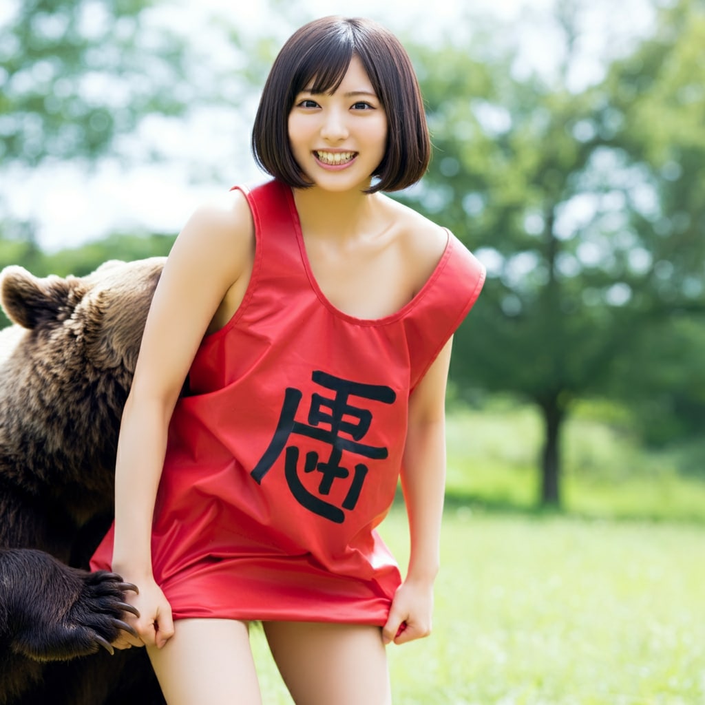 まさかり担いだ金太郎子ちゃん