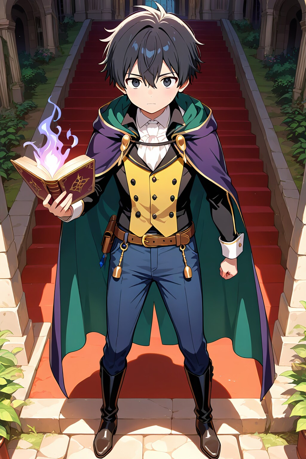 大きな青年男性魔導師26.5.27-2 | の人気AIイラスト・グラビア