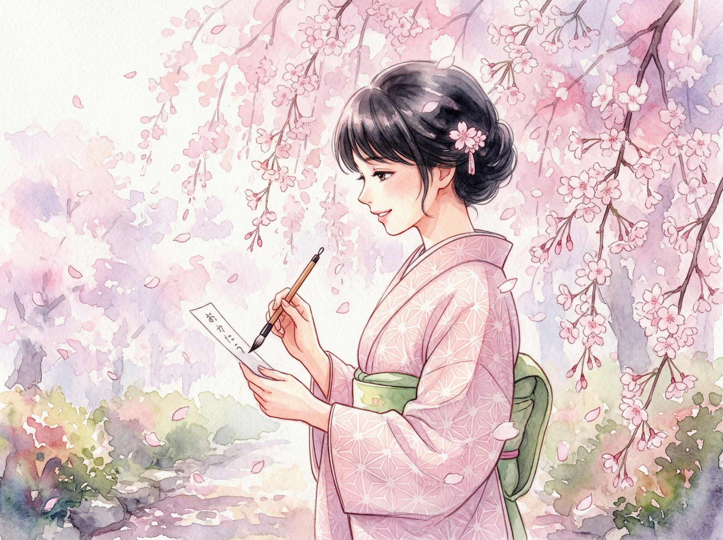 春の句会で