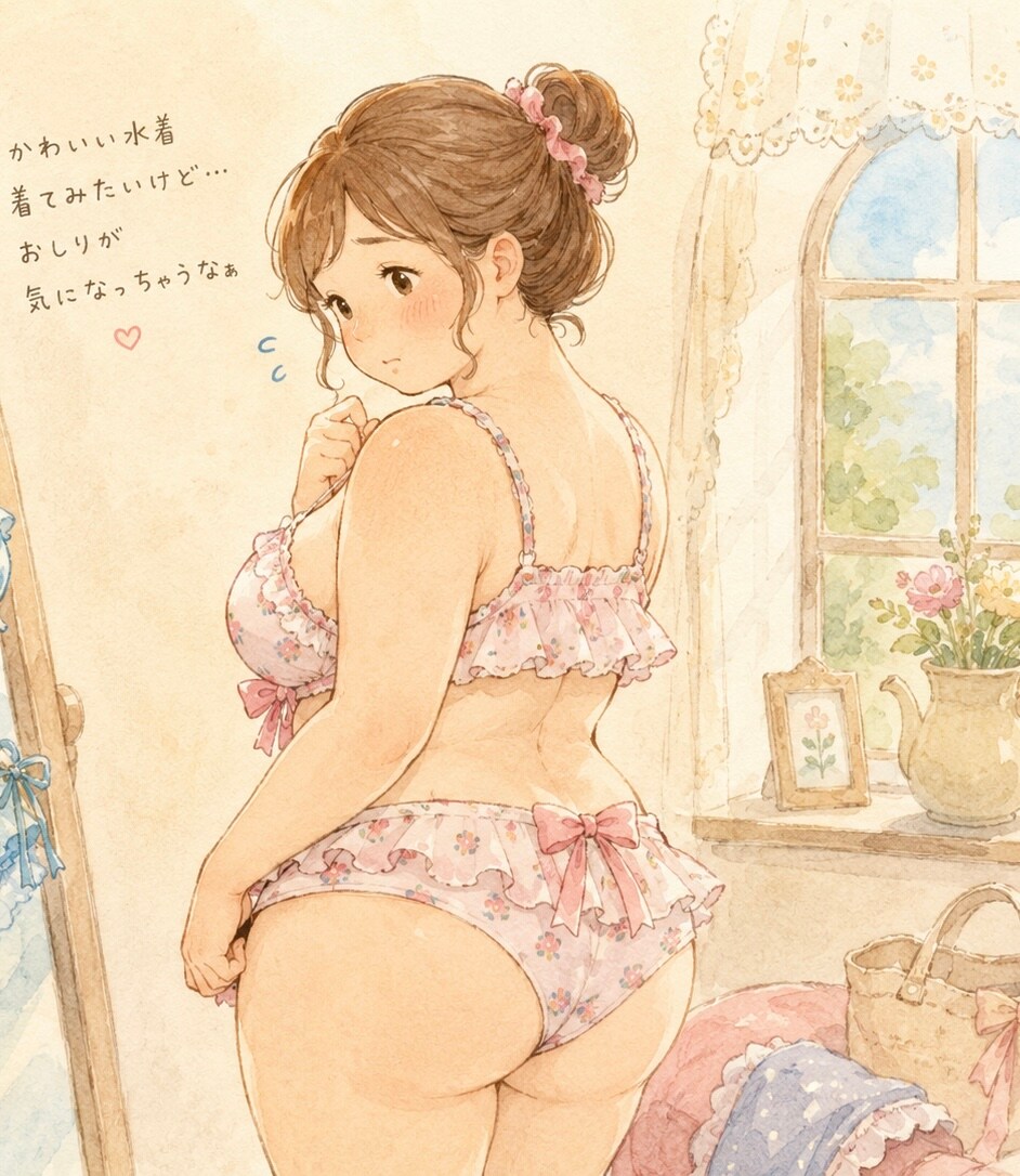 おしりがおっきなおねえさん
