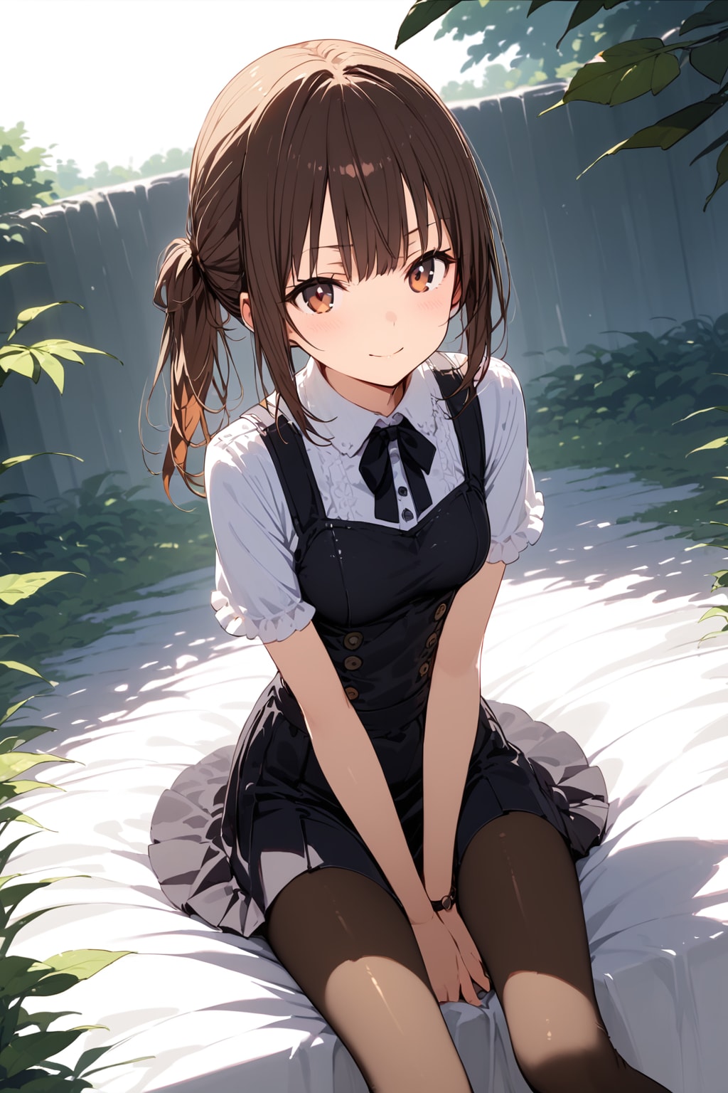 そんなとこに座って大丈夫か | の人気AIイラスト・グラビア