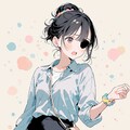 恥ずかしがり屋な眼帯ガール（１５） 2枚目