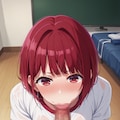 体操服で枕営業しちゃう有馬かな 3枚目